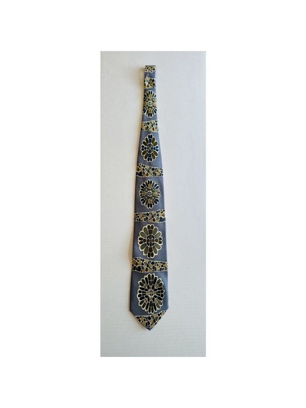 Box Elder Men's 100% Silk Tie Antonio Gaudi Art Nouveau Made in Italy NWT NEW